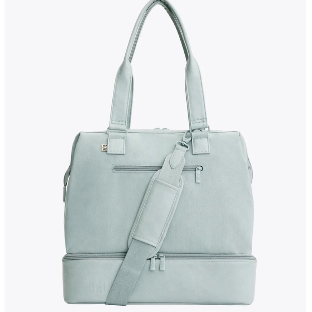 Beis Mini Weekender Bag in Slate Grey